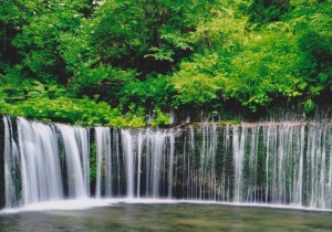 軽井沢の白糸の滝